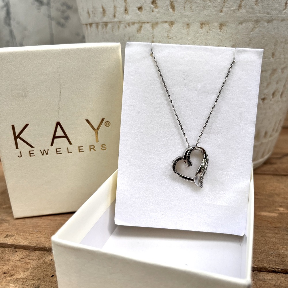 Kay Jewelers Heart Diamond Necklace